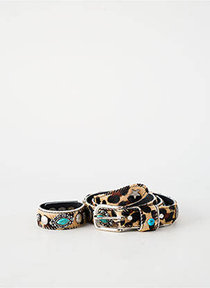 Ceinture coutures renforcées beige WAITZ femme