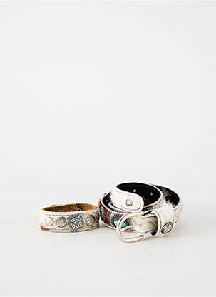 Ceinture coutures renforcées beige WAITZ femme