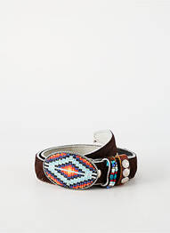 Ceinture imprimé animal marron WAITZ femme