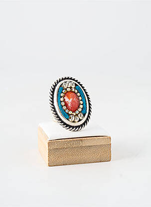 Bague ornement breloque / pampille argent WAITZ femme