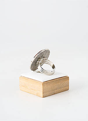 Bague ornement breloque / pampille argent WAITZ femme