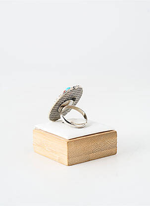 Bague ornement breloque / pampille argent WAITZ femme