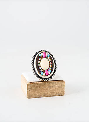 Bague ornement breloque / pampille argent WAITZ femme