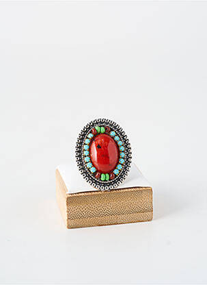 Bague ornement breloque / pampille argent WAITZ femme