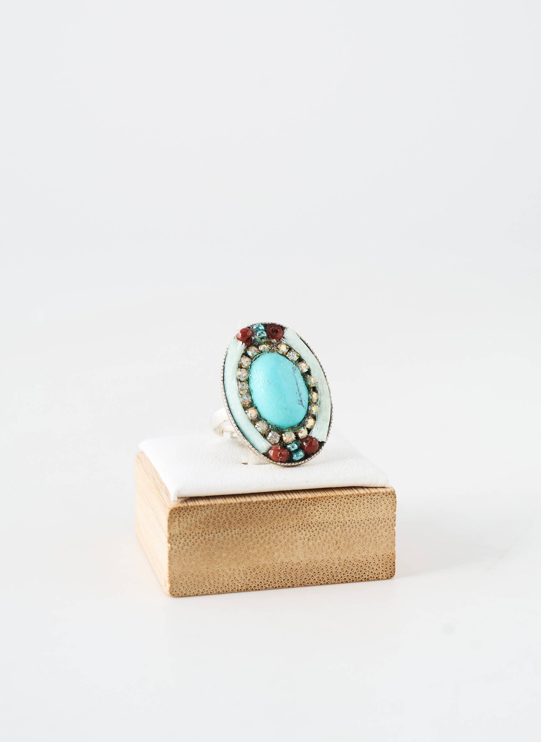 Bague ornement breloque / pampille argent WAITZ femme