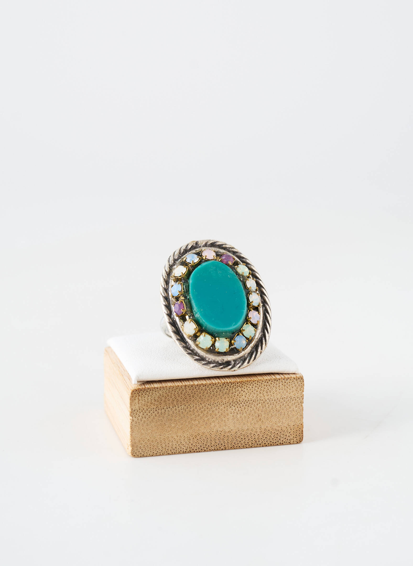 Bague ornement breloque / pampille argent WAITZ femme