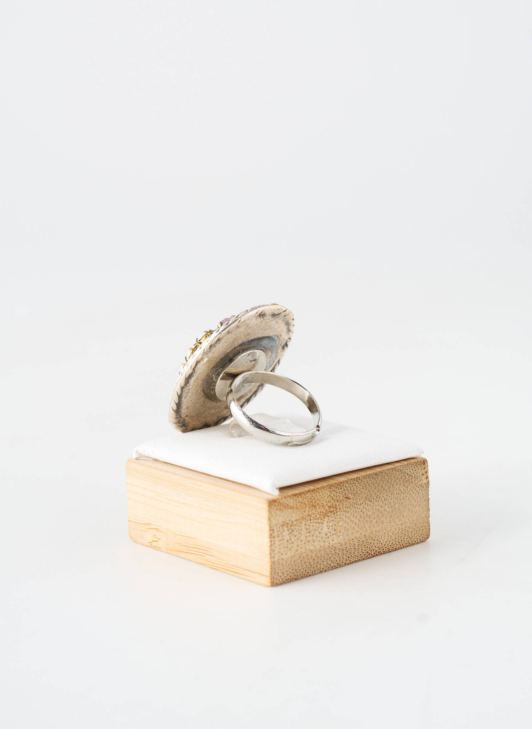 Bague ornement breloque / pampille argent WAITZ femme