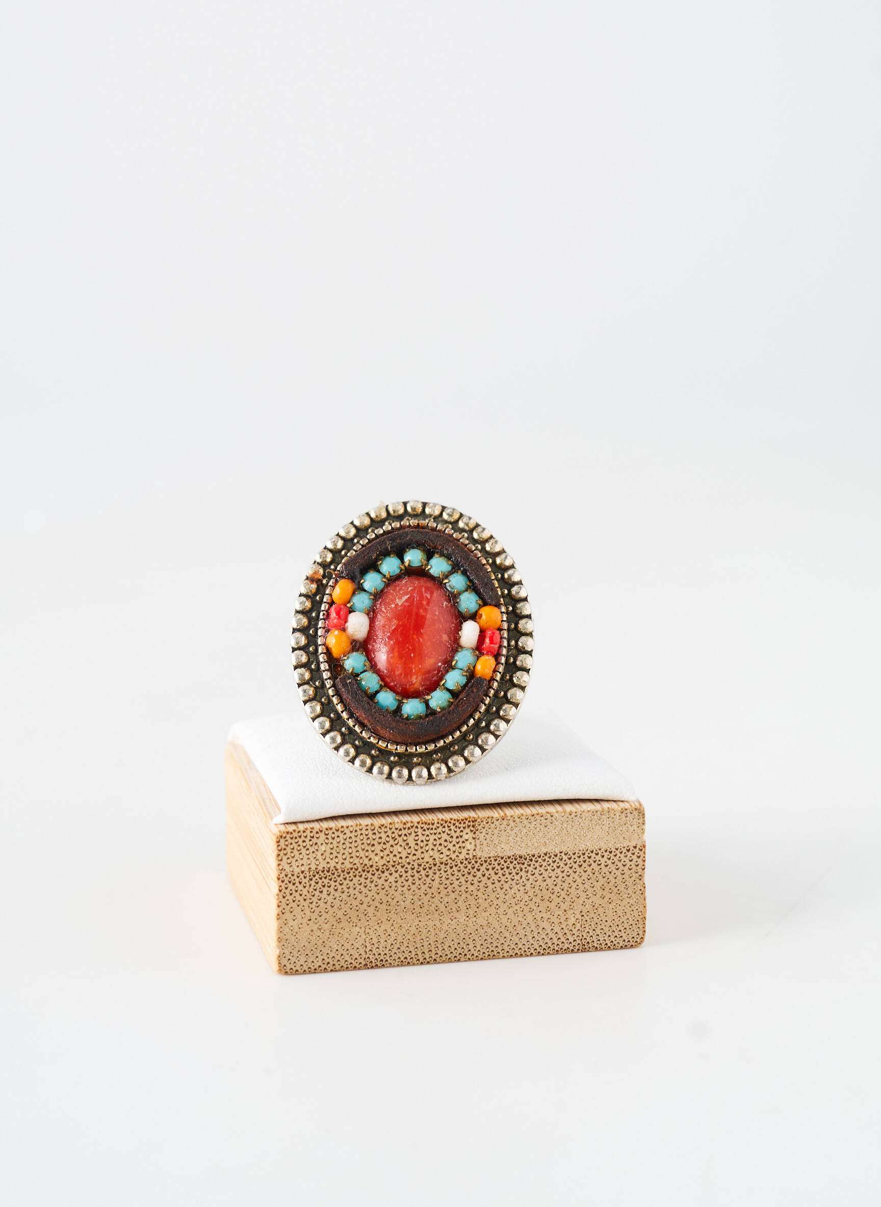 Bague ornement breloque / pampille argent WAITZ femme