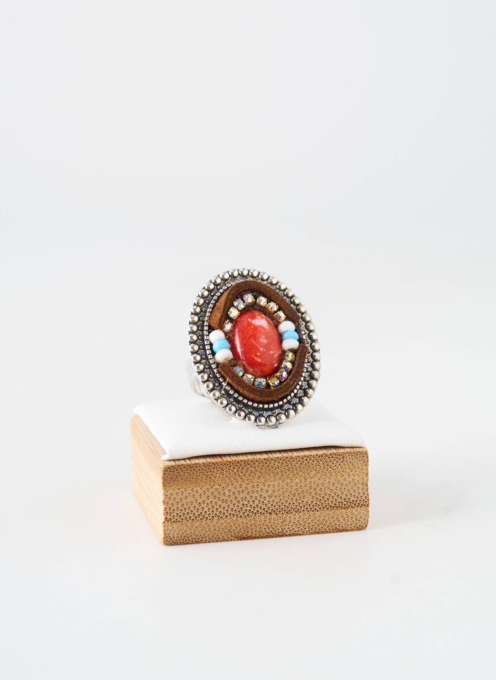 Bague ornement breloque / pampille argent WAITZ femme