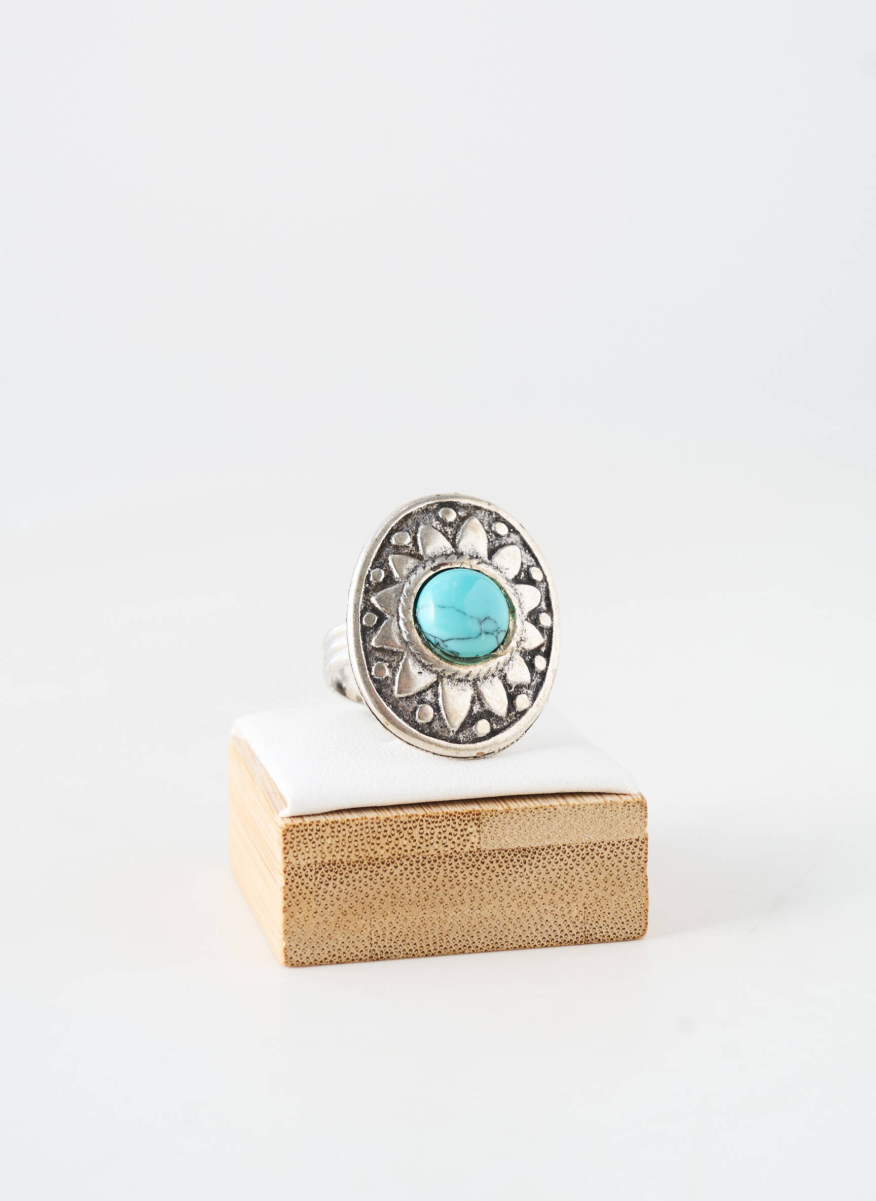 Bague ornement breloque / pampille argent WAITZ femme