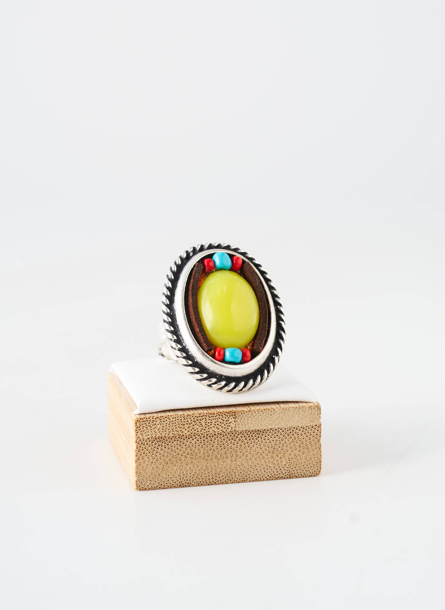 Bague ornement breloque / pampille argent WAITZ femme