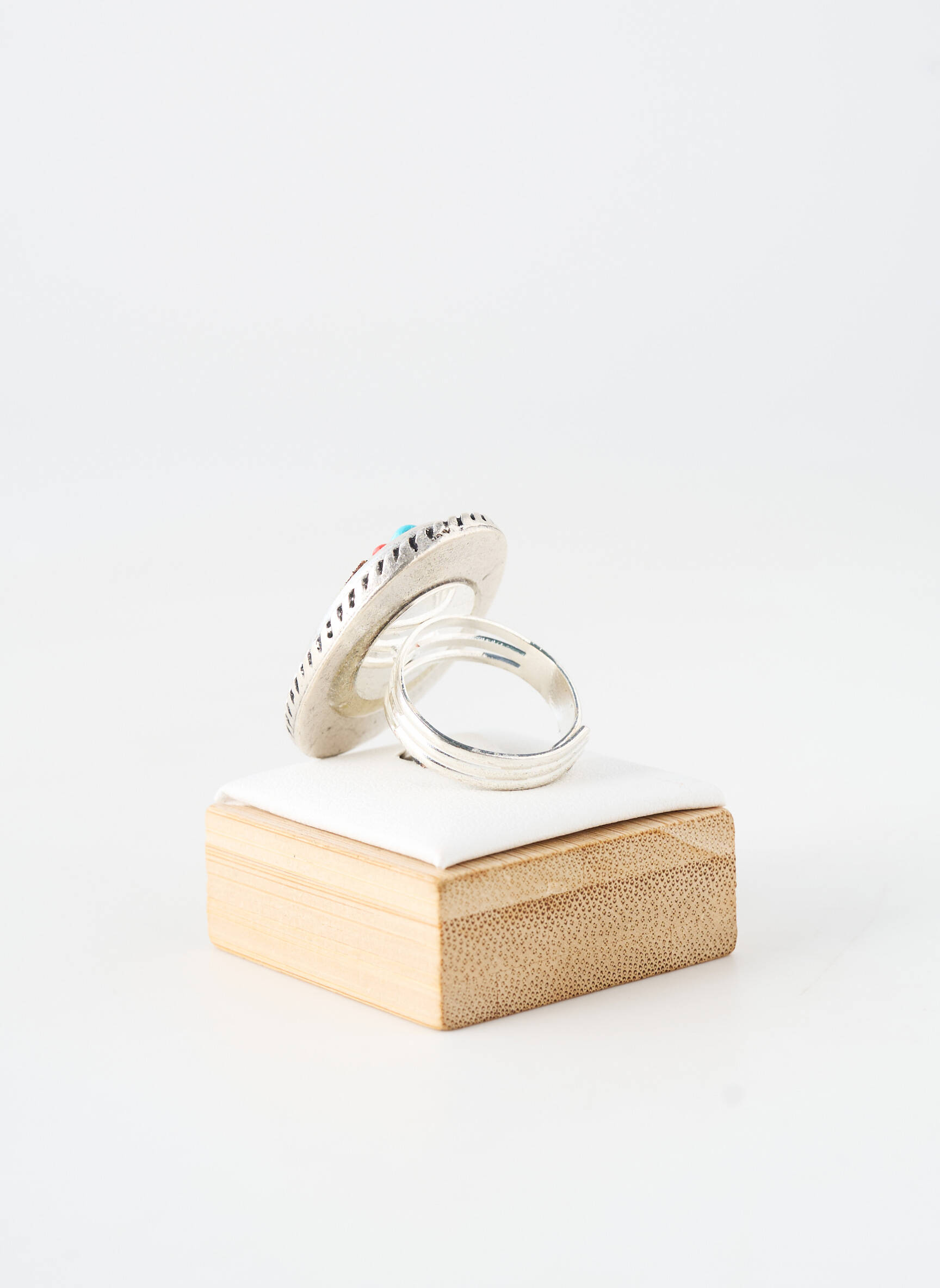 Bague ornement breloque / pampille argent WAITZ femme