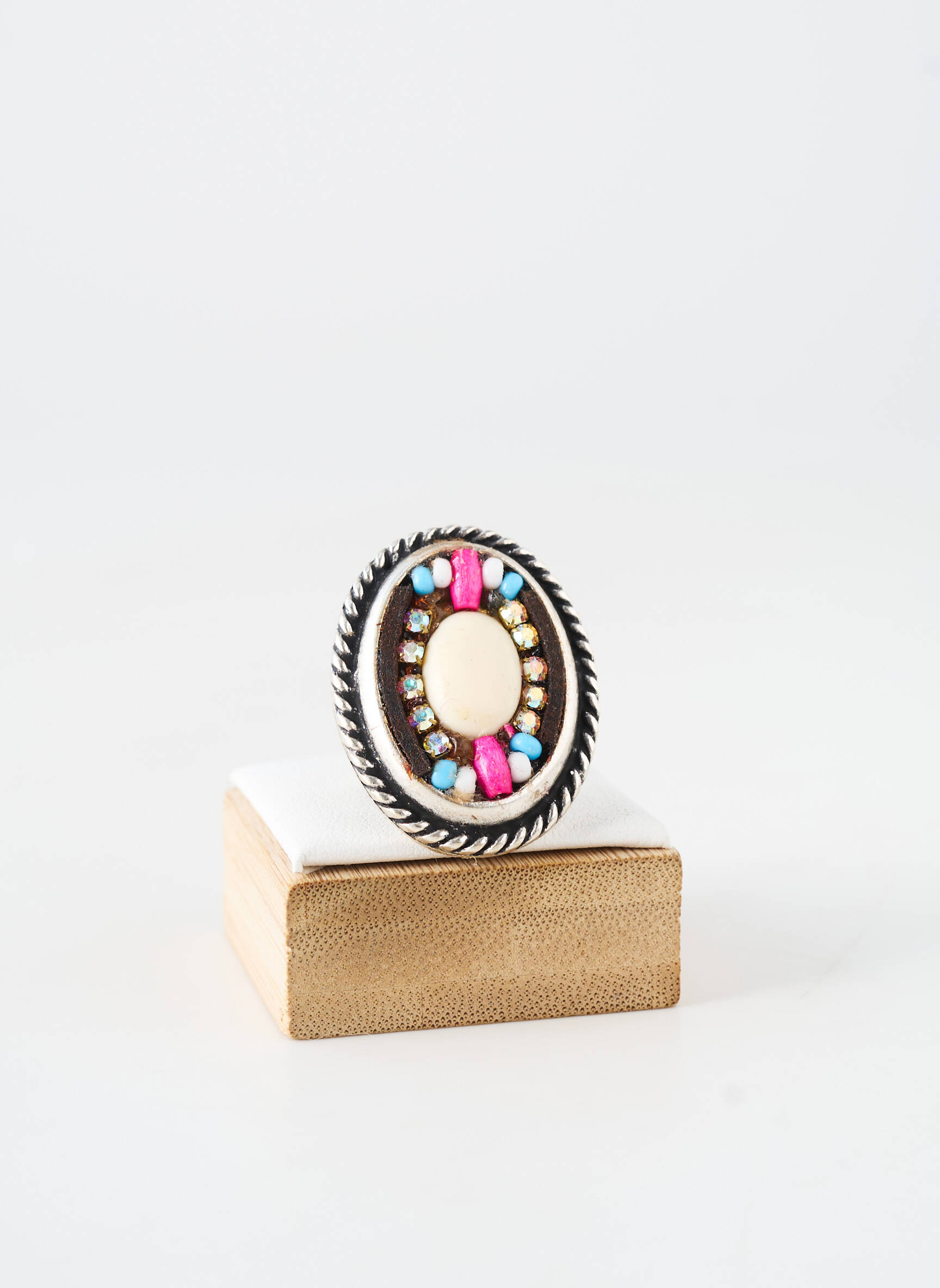 Bague ornement breloque / pampille argent WAITZ femme