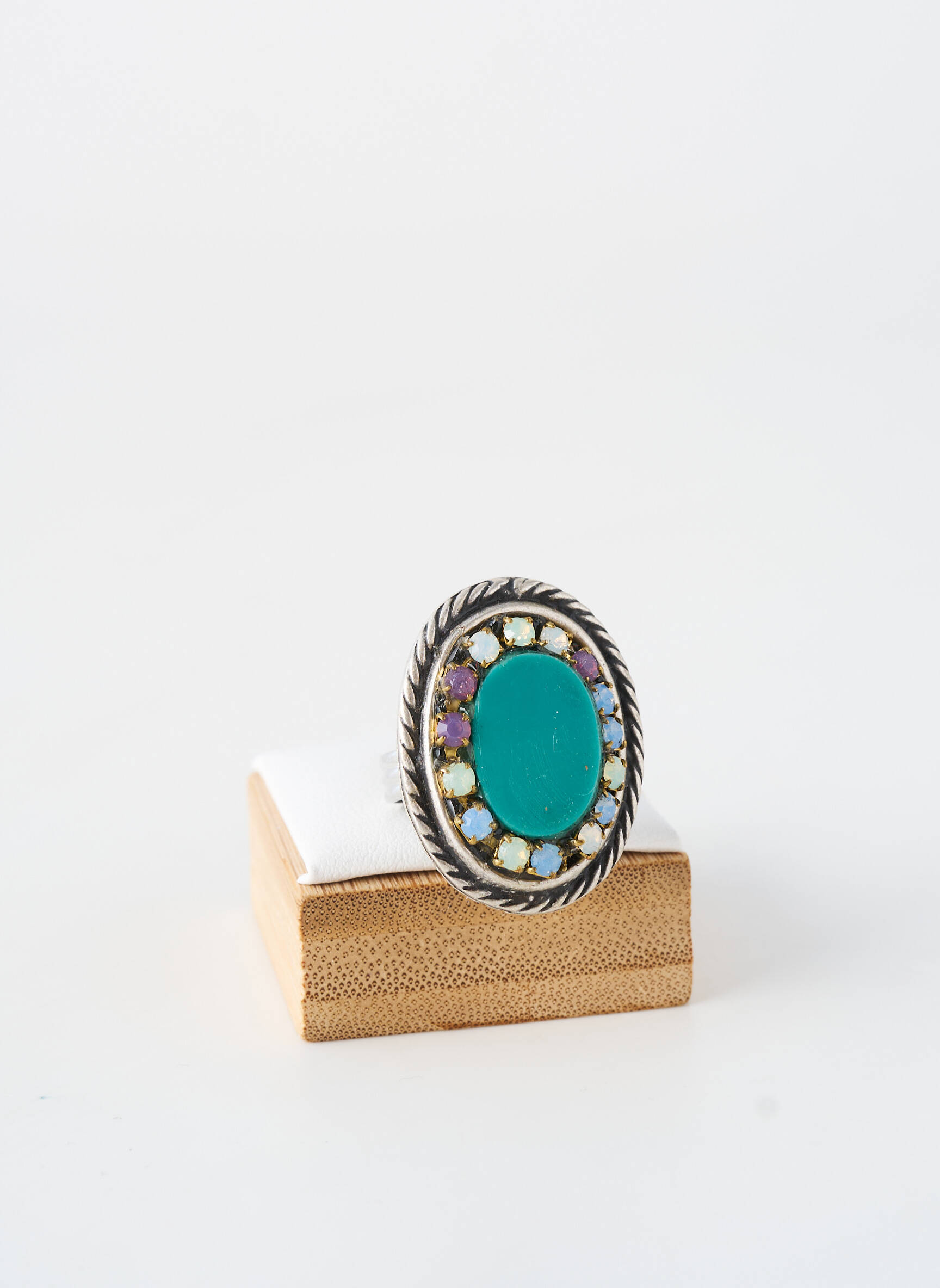 Bague ornement breloque / pampille argent WAITZ femme
