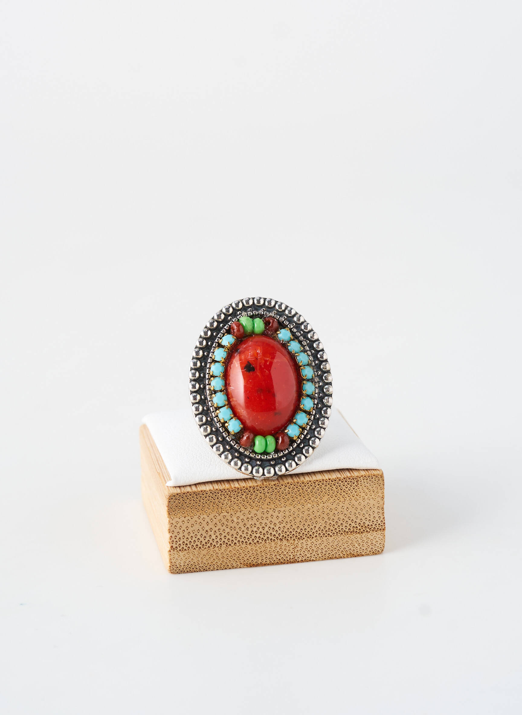 Bague ornement breloque / pampille argent WAITZ femme