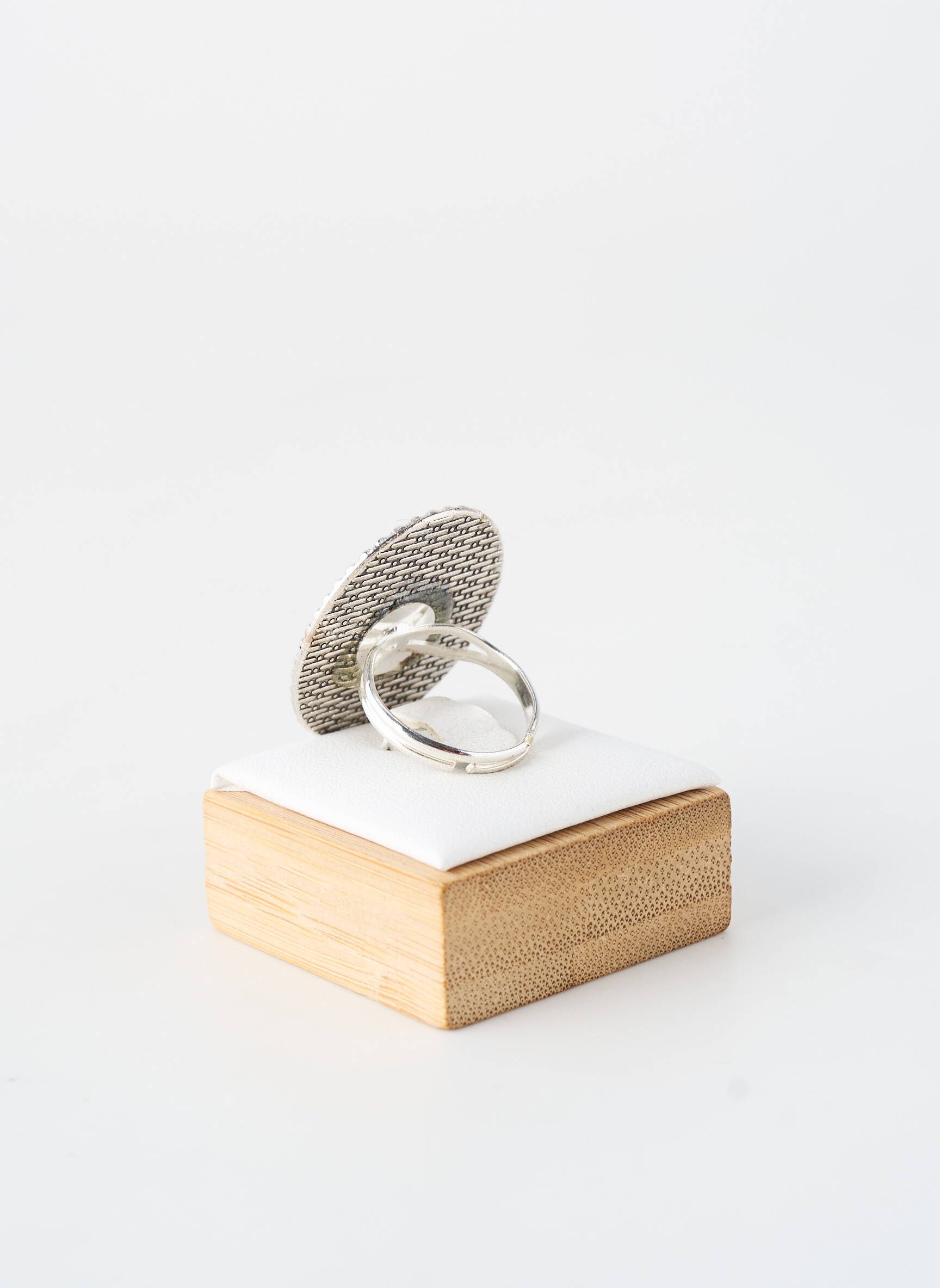 Bague ornement breloque / pampille argent WAITZ femme