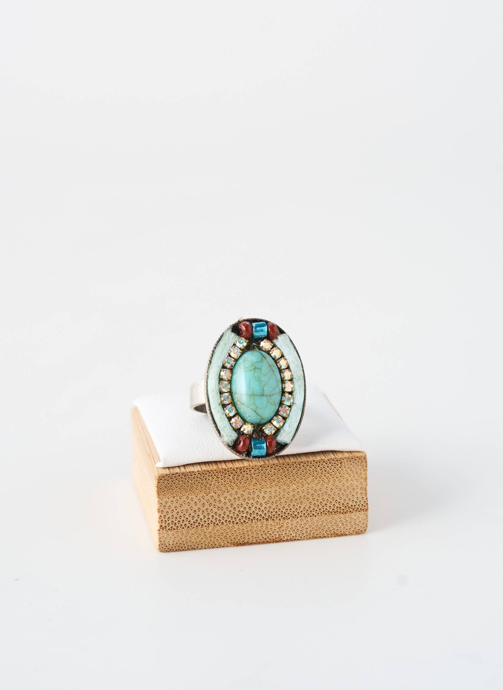 Bague ornement breloque / pampille argent WAITZ femme