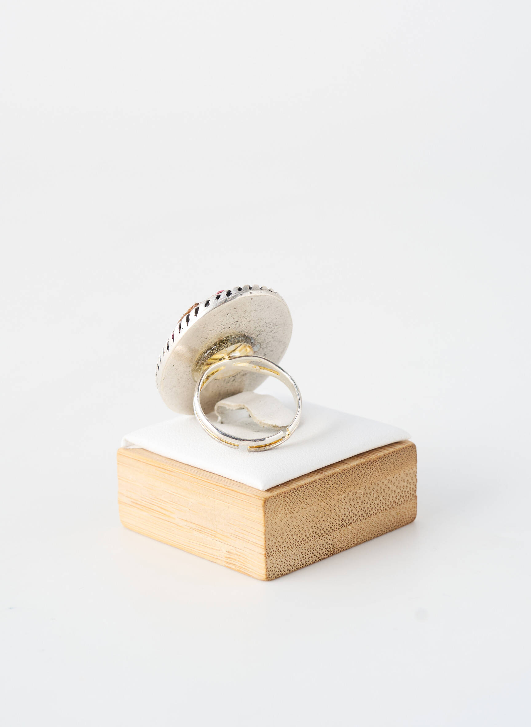 Bague ornement breloque / pampille argent WAITZ femme