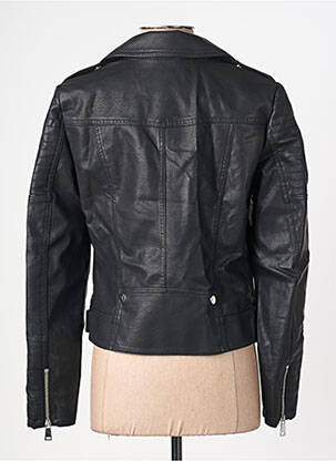 Veste simili cuir poches noir VERO MODA femme