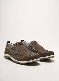 Slip ons voute plantaire bout rond marron ROHDE homme