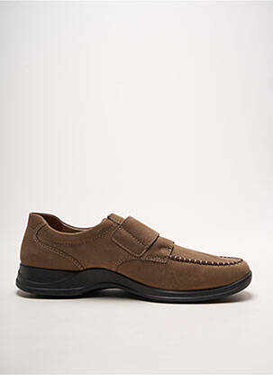 Baskets semelle amovible bout rond marron ROHDE homme