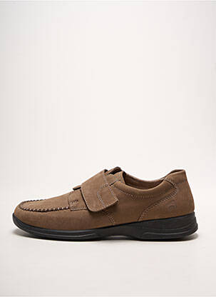 Baskets semelle amovible bout rond marron ROHDE homme