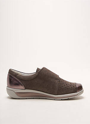 Chaussures de confort tissage satiné talon plat jusqu'à 3cm gris ARA femme