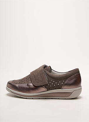 Chaussures de confort tissage satiné talon plat jusqu'à 3cm gris ARA femme