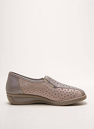 Chaussures de confort bout carré talon plat jusqu'à 3cm beige ARA femme