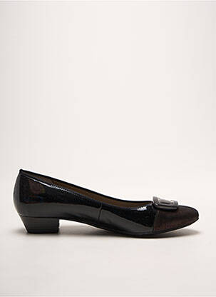 Ballerines matière lisse talon plat jusqu'à 3cm noir ARA femme