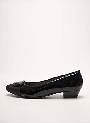Ballerines matière lisse talon plat jusqu'à 3cm noir ARA femme