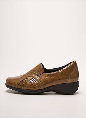 Mocassins effet froissé talon de 4 à 6cm marron ARA femme