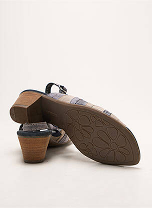 Sandales/nu pieds talon bottier talon de 4 à 6cm beige JENNY ARA femme