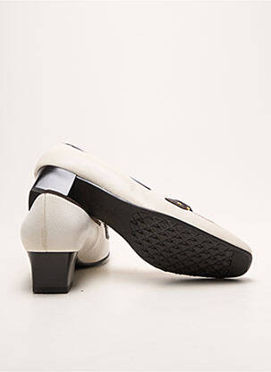 Mocassins voute plantaire talon de 4 à 6cm blanc ARA femme