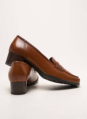 Mocassins bout rond talon de 4 à 6cm marron ARA femme