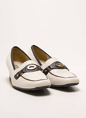 Mocassins voute plantaire talon de 4 à 6cm blanc ARA femme