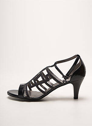 Sandales/nu pieds type de semelle amortissante talon de 7 à 9cm noir TAMARIS femme