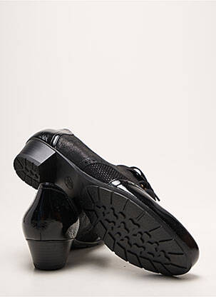 Derbies matière lisse talon de 4 à 6cm noir ARA femme