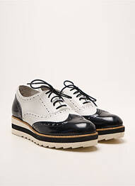 Derbies tissage satiné talon plat jusqu'à 3cm noir TAMARIS femme