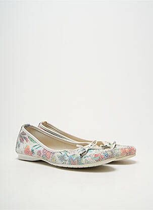 Ballerines impression talon plat jusqu'à 3cm blanc PEDRO TORRES femme