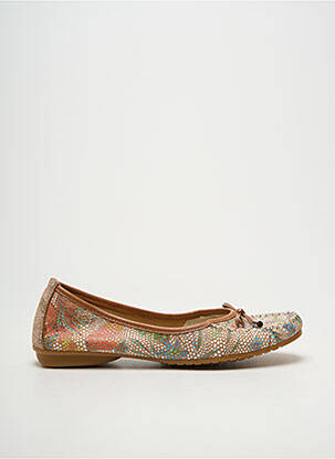 Ballerines bout rond talon plat jusqu'à 3cm marron PEDRO TORRES femme