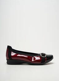 Ballerines matière lisse talon plat jusqu'à 3cm rouge HIRICA femme
