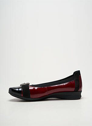 Ballerines matière lisse talon plat jusqu'à 3cm rouge HIRICA femme