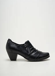 Derbies cubain talon de 4 à 6cm noir JANA femme
