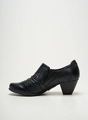 Derbies cubain talon de 4 à 6cm noir JANA femme