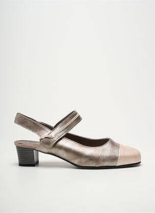 Sandales/nu pieds talon bottier talon de 4 à 6cm argent JMG HOUCKE femme