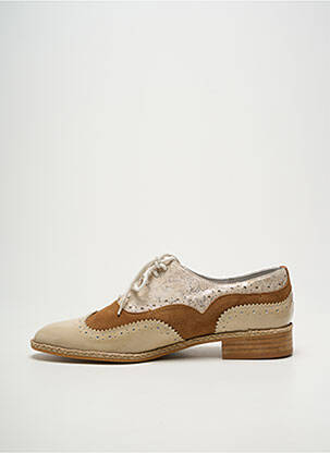 Derbies bout pointu talon plat jusqu'à 3cm marron J.METAYER femme
