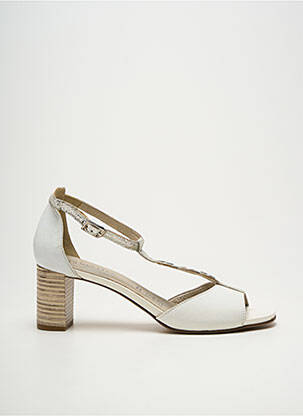 Sandales/nu pieds fermeture bride(s) talon de 7 à 9cm blanc J.METAYER femme