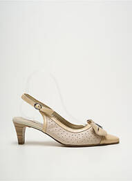 Sandales/nu pieds talon aiguille talon de 4 à 6cm beige J.METAYER femme