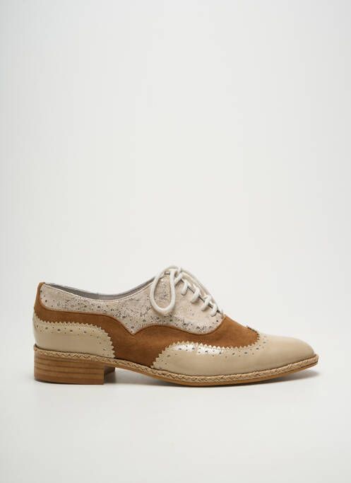 Derbies bout pointu talon plat jusqu'à 3cm marron J.METAYER femme